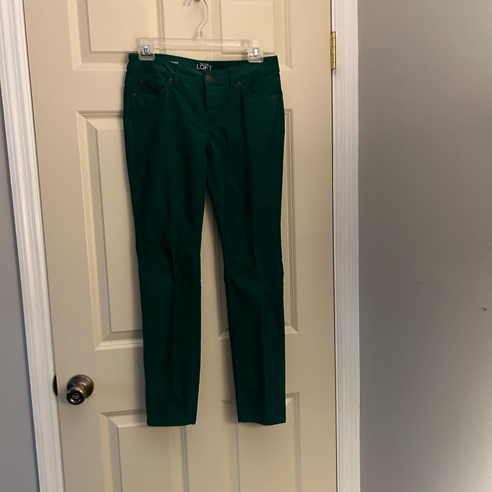 Hunter green skinny cords